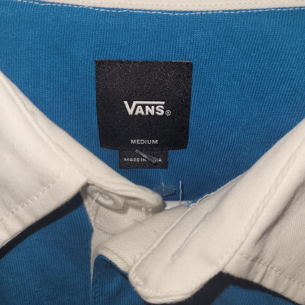 Vans rugby shirt medium & xl